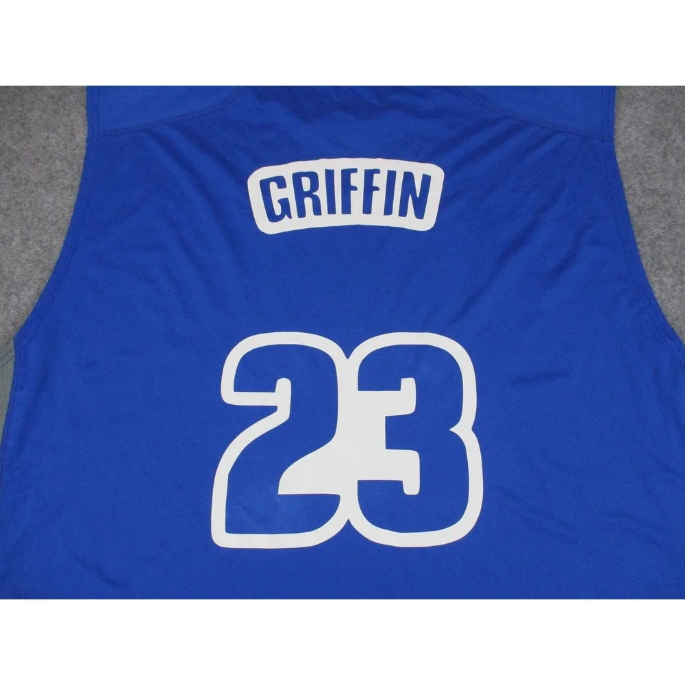 Blake Griffin Detroit Pistons Basketball Jersey Men 2XL XXL White Blue NBA Nike